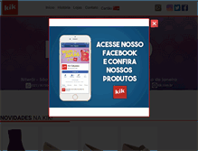 Tablet Screenshot of kik.com.br
